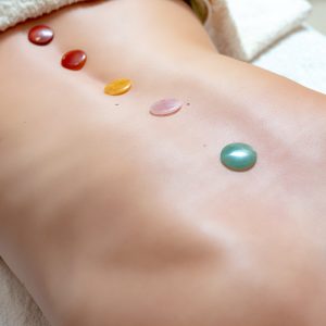 Stones in use for reiki session